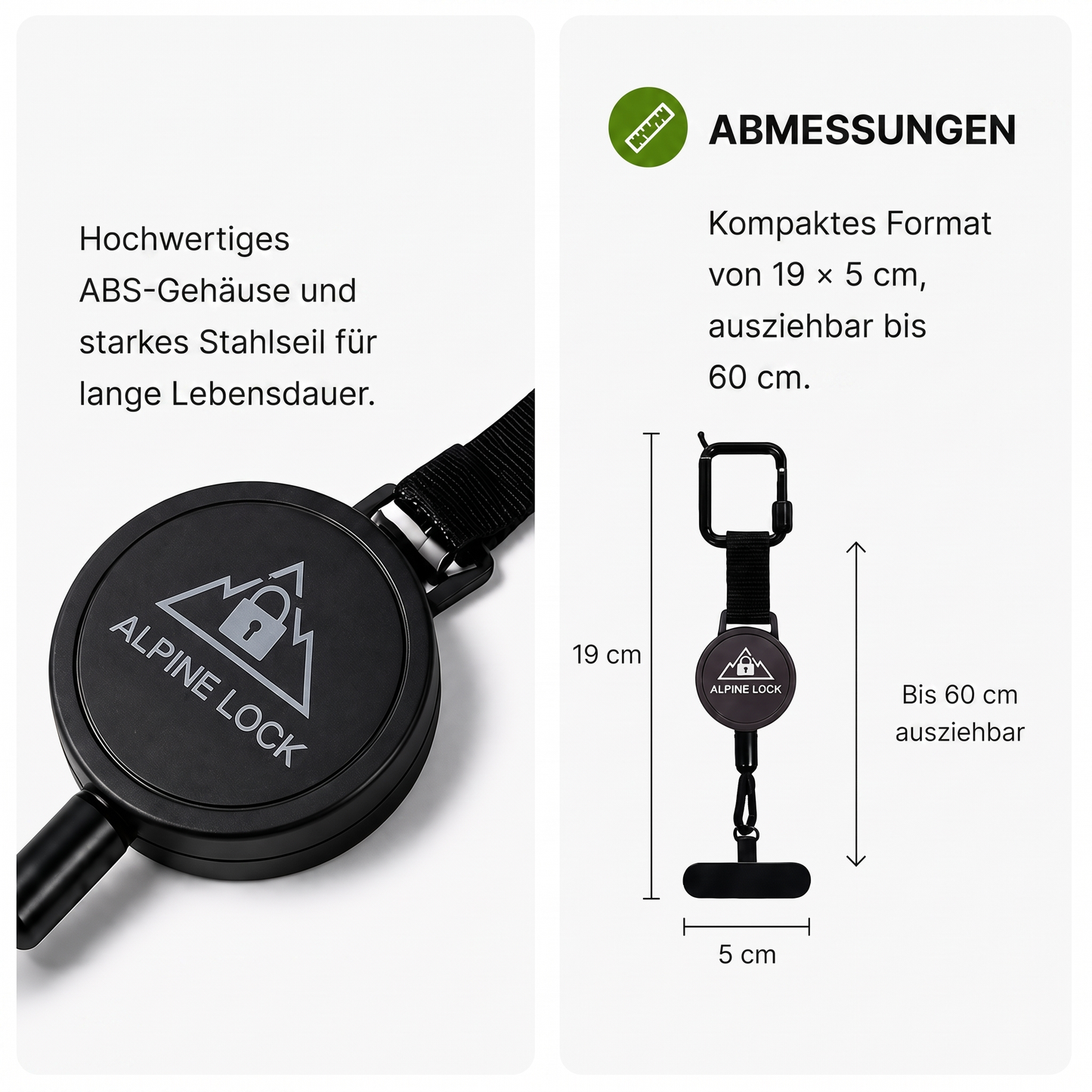 AlpineLock™ - Verhindere Schäden, Verlust und Stress. Dein Handy immer sicher befestigt!