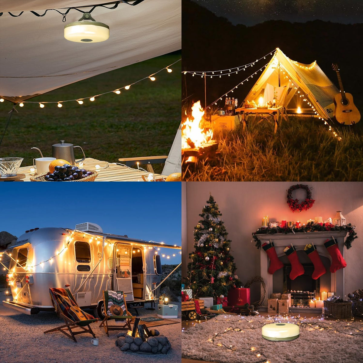 Garden & Camp Glow™ Pro - Von dunklem Lager zu gemütlichem Outdoor-Platz in Sekunden