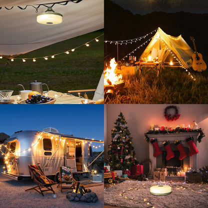 Garden & Camp Glow™ Pro - Von dunklem Lager zu gemütlichem Outdoor-Platz in Sekunden