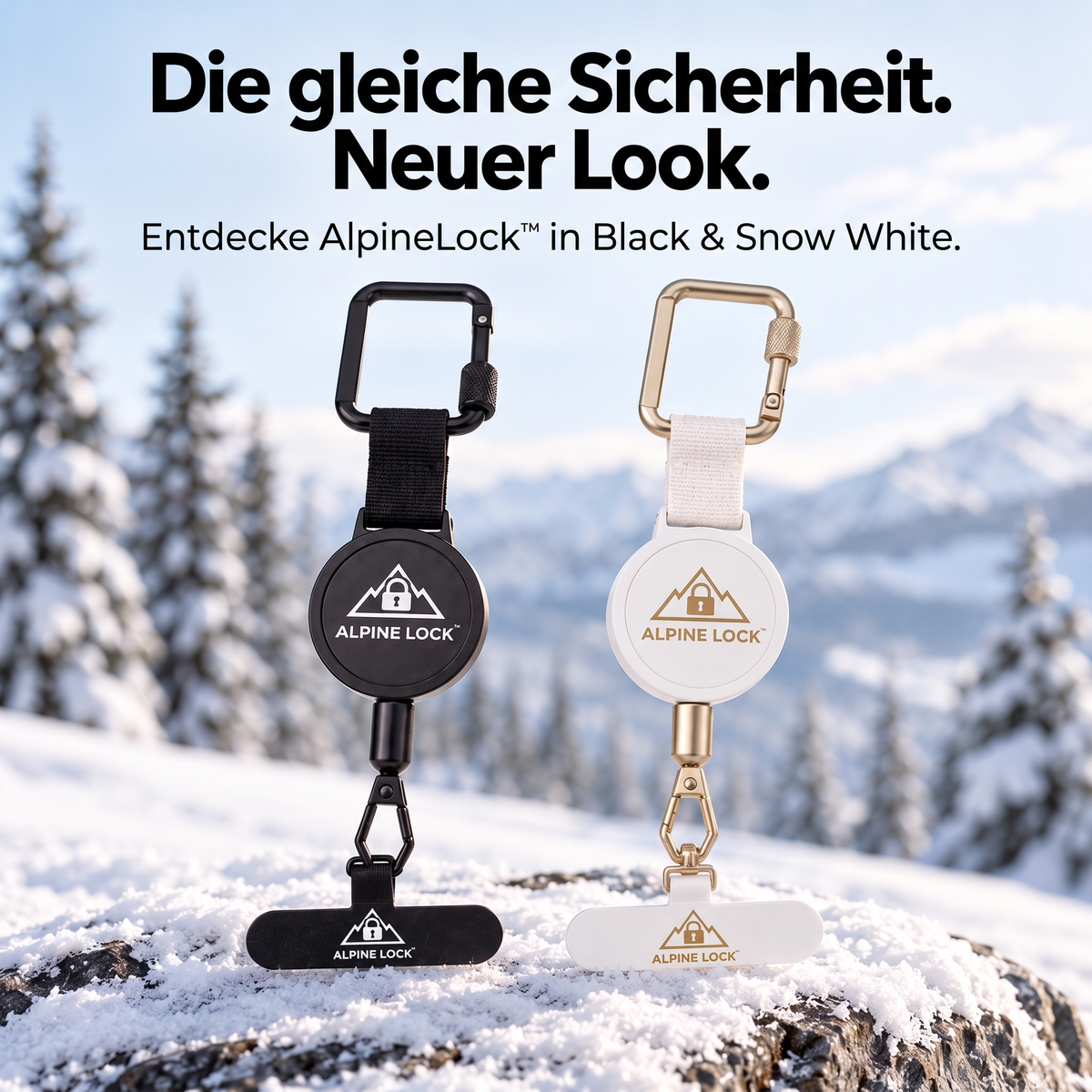 AlpineLock in Black und Snow White