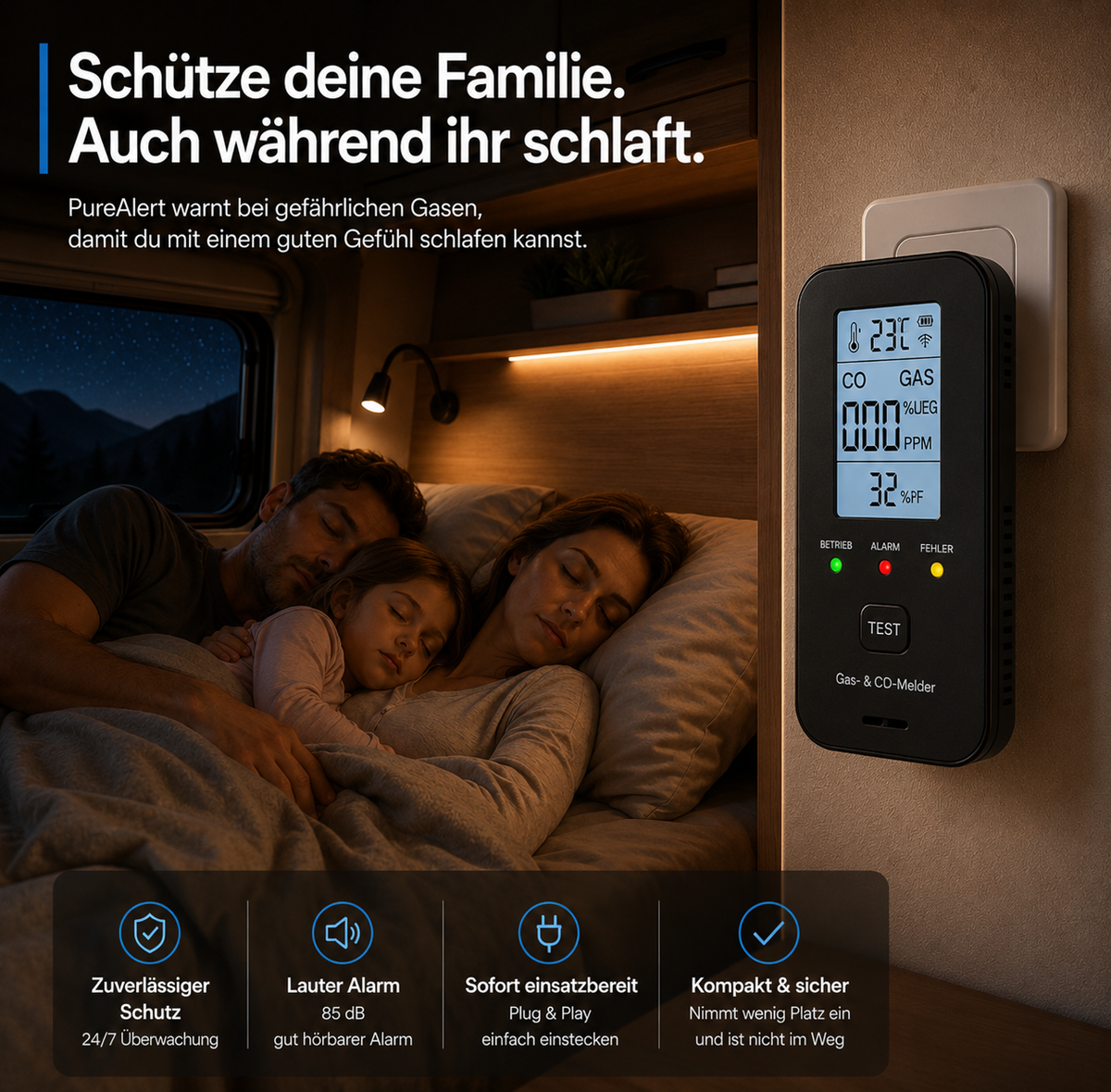 PureAlert – Schützt deine Familie vor gefährlichen Gasen