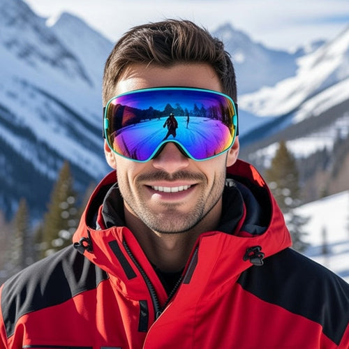 AlpineSight Pro - Skibrille (auch geeignet für Brillenträger)