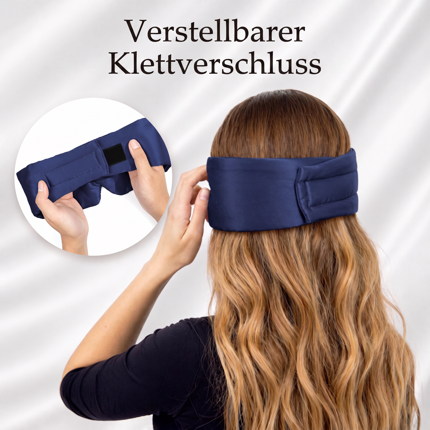 AirComfort™ PureSilk Sleep Mask — Tiefe Ruhe. Vollständige Dunkelheit.