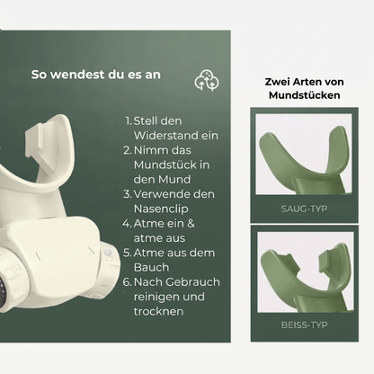 AiroFlow™ MAX - Stärke Deine Atemmuskulatur, Steigere Deine Leistung (inkl. App)
