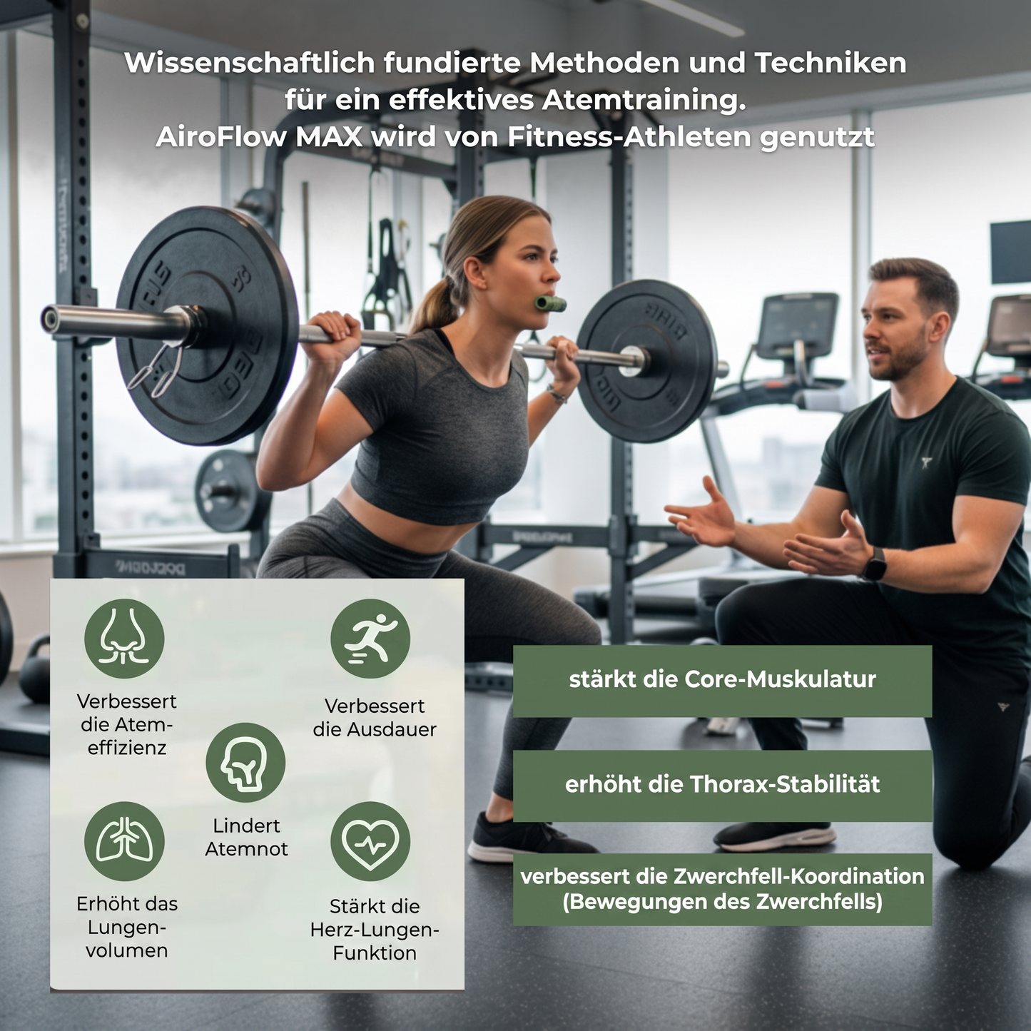 AiroFlow™ MAX - Stärke Deine Atemmuskulatur, Steigere Deine Leistung (inkl. App)