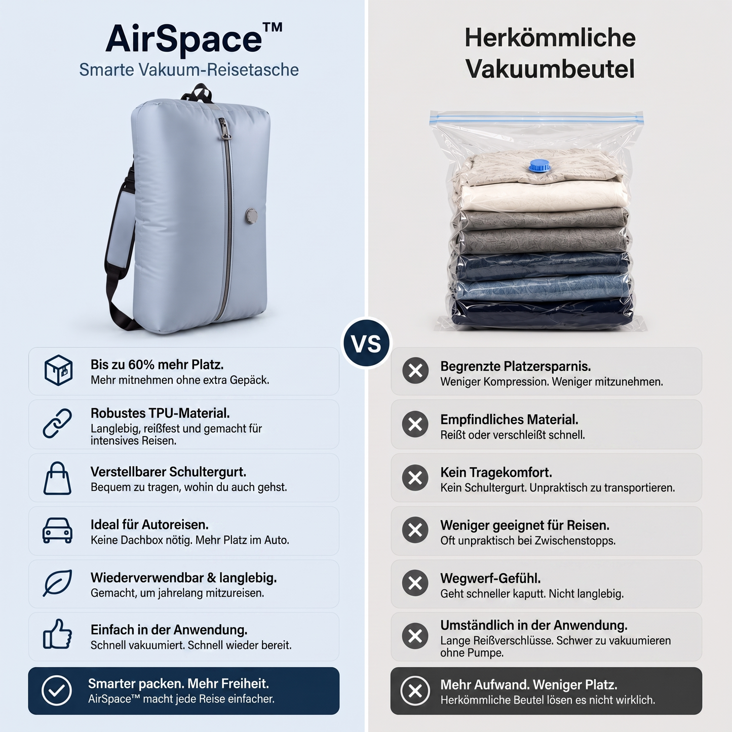 AirSpace™ - Mehr Platz für jede Reise