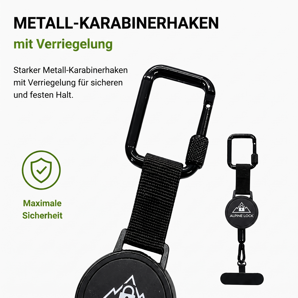 AlpineLock™ - Verhindere Schäden, Verlust und Stress. Dein Handy immer sicher befestigt!