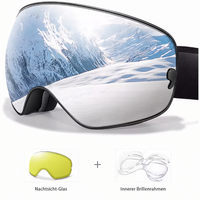 Schwarzer Rahmen & Silbernes Glas