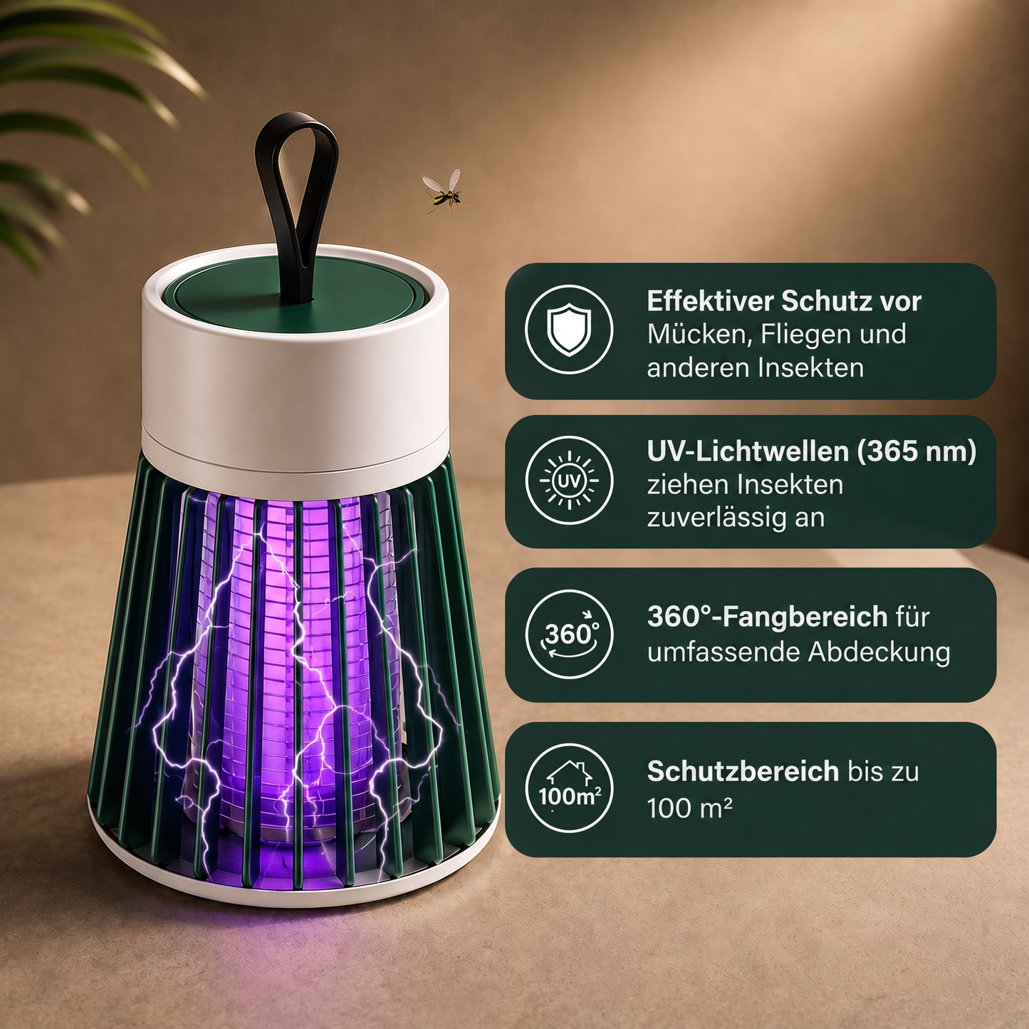 BuzzGuard Go 2 - Schützen Sie sich drinnen und draußen vor Mücken