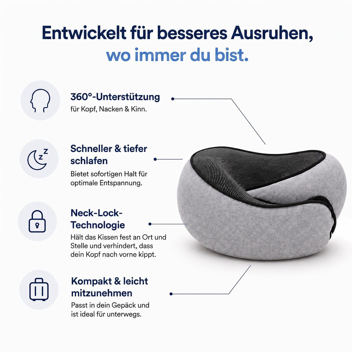 CloudWrap™ | Kein Nickerchen-Nacken mehr unterwegs