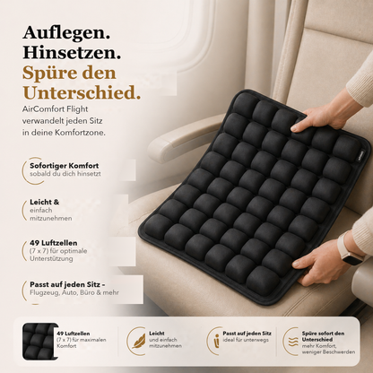 AirComfort™ Flight — Keine Schmerzen mehr bei langen Reisen