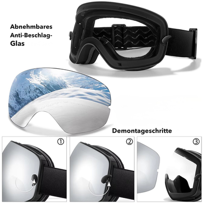 AlpineSight Pro - Skibrille (auch geeignet für Brillenträger)