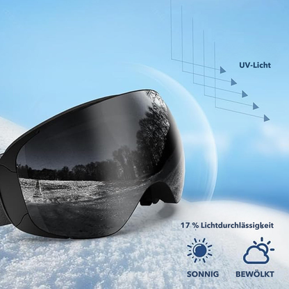 AlpineSight Pro - Skibrille (auch geeignet für Brillenträger)