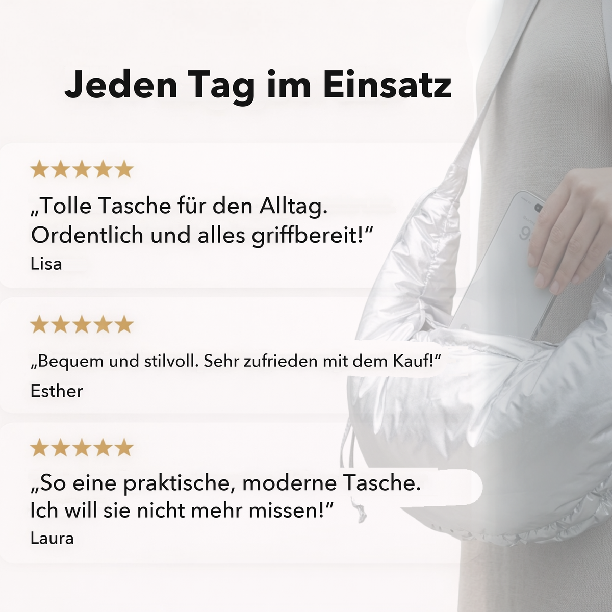 CloudBag™ Arc - Alles griffbereit, ohne Umstände