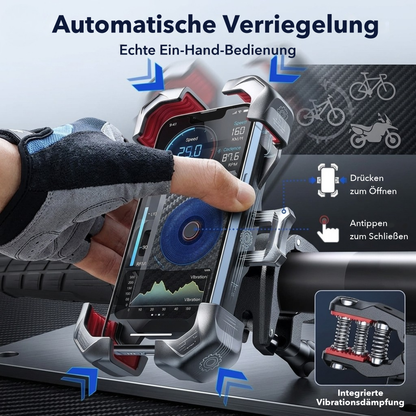 JR RockSolid™ Phone 360° - Nie wieder Angst, dass dein Telefon bei hoher Geschwindigkeit herunterfällt