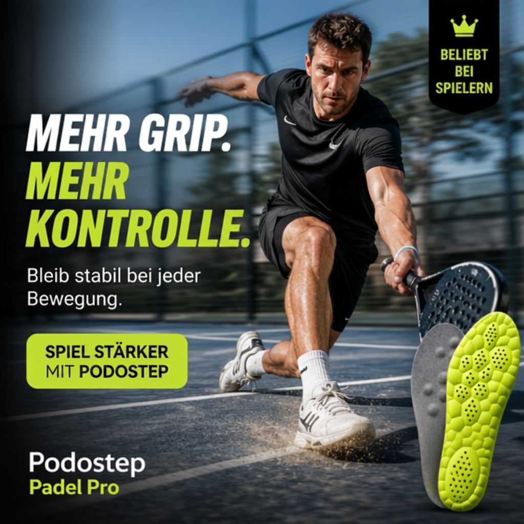 Podostep™ Padel Pro - Länger Und Schmerzfrei Auf Dem Platz