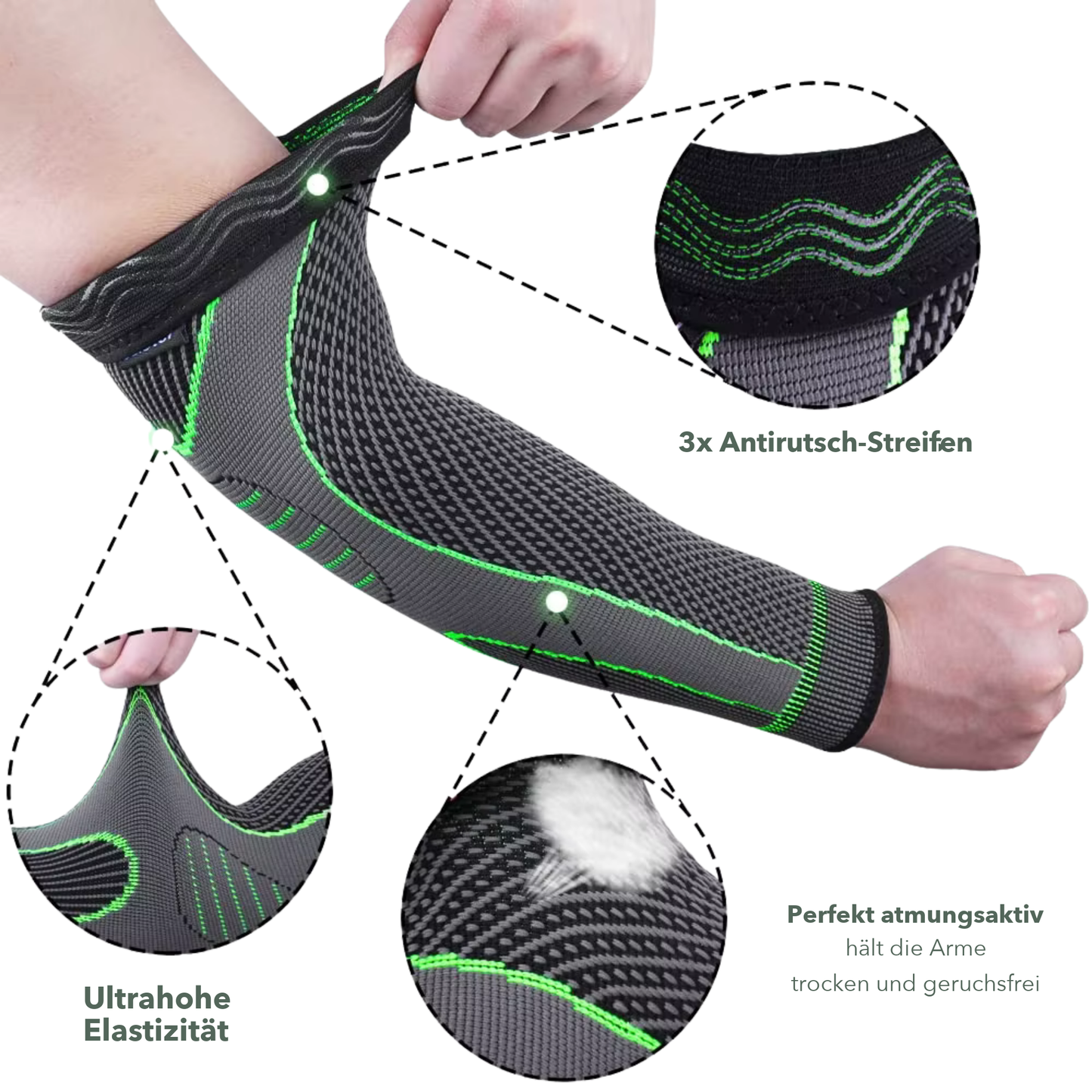 Raxion PulseGuard™ Max - Armstütz-Ärmel