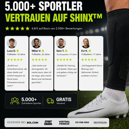 ShinX™ Performance – Verhindert Schmerzhafte Schienbeine Beim Sport