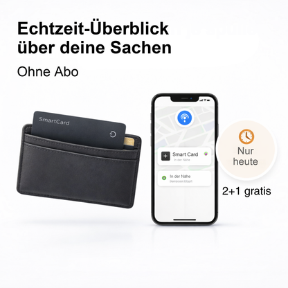 Smart Card™ - Ultradünne Smart Tracking Card (Ohne Abonnement & 1,8mm)