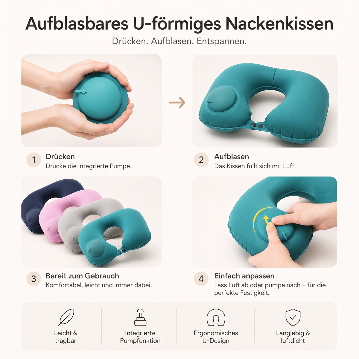 AirComfort™ Travel Neck - Dein Ruhemoment unterwegs