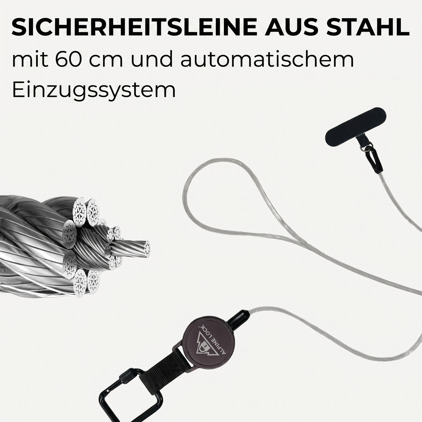 AlpineLock™ - Wintersport Sicherungsband für Telefon
