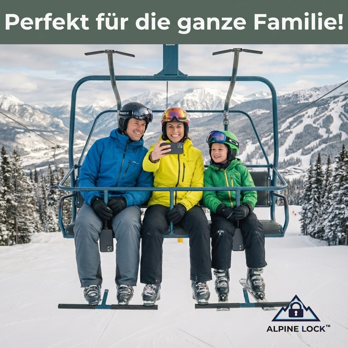 AlpineLock™ - Wintersport Sicherungsband für Telefon