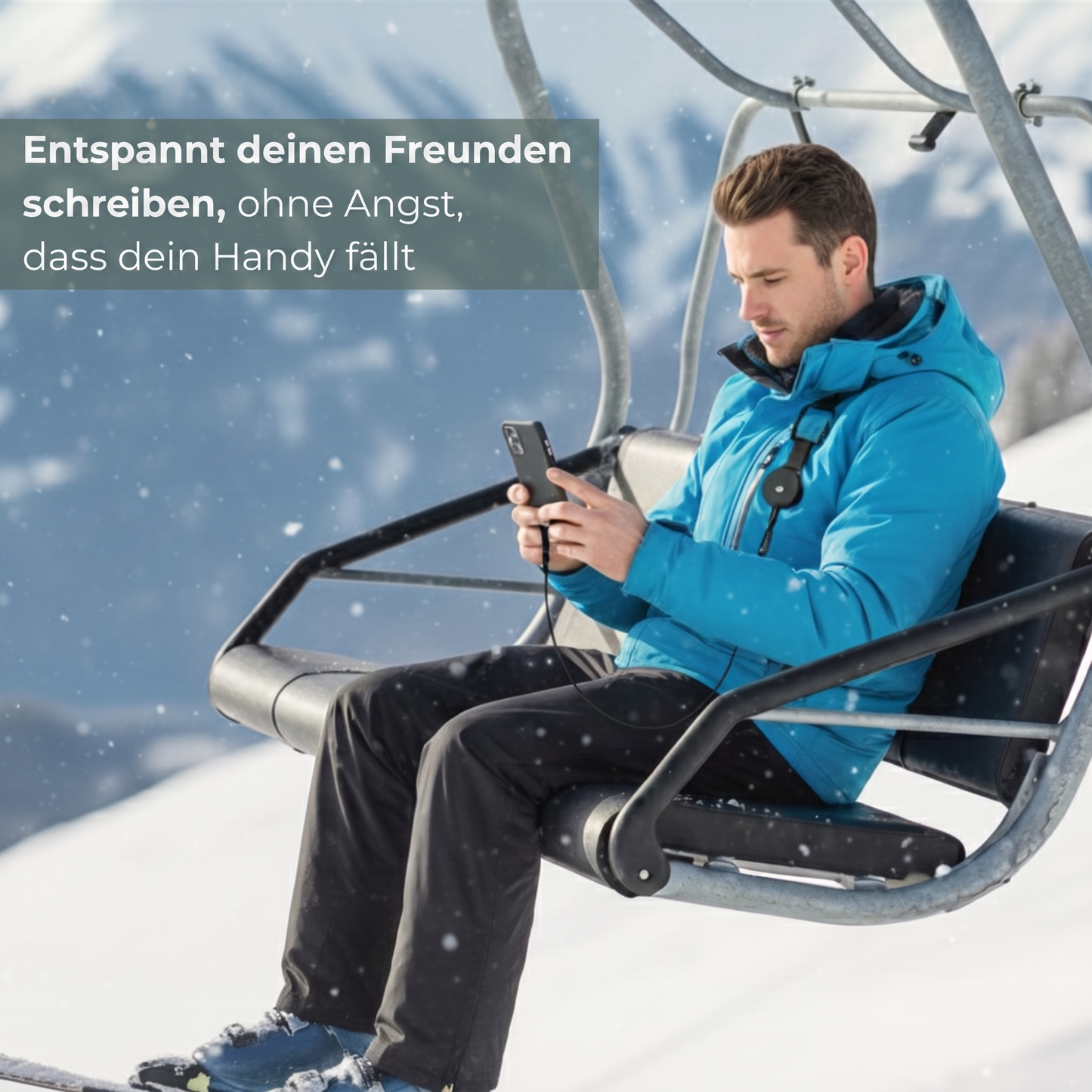AlpineLock™ - Wintersport Sicherungsband für Telefon