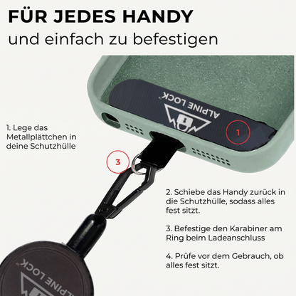 AlpineLock™ - Wintersport Sicherungsband für Telefon