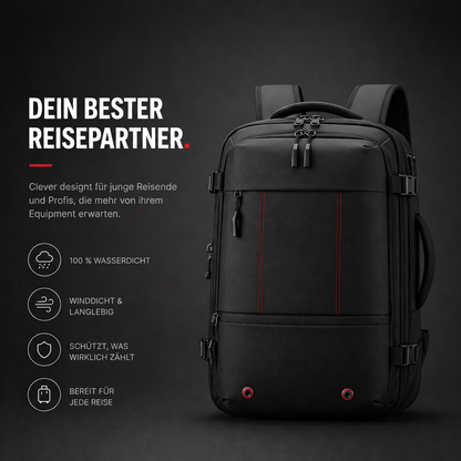 Carry On™ Vakuum-Rucksack - 2x mehr mitnehmen ohne zusätzliche Gepäckgebühren.