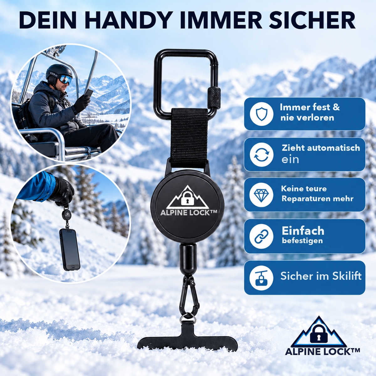 Dein Handy immer sicher - Vorteile