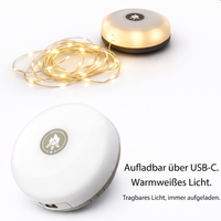 Warmweiß (USB-aufladbar)