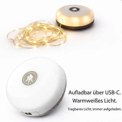Garden & Camp Glow™ Pro - Von dunklem Lager zu gemütlichem Outdoor-Platz in Sekunden