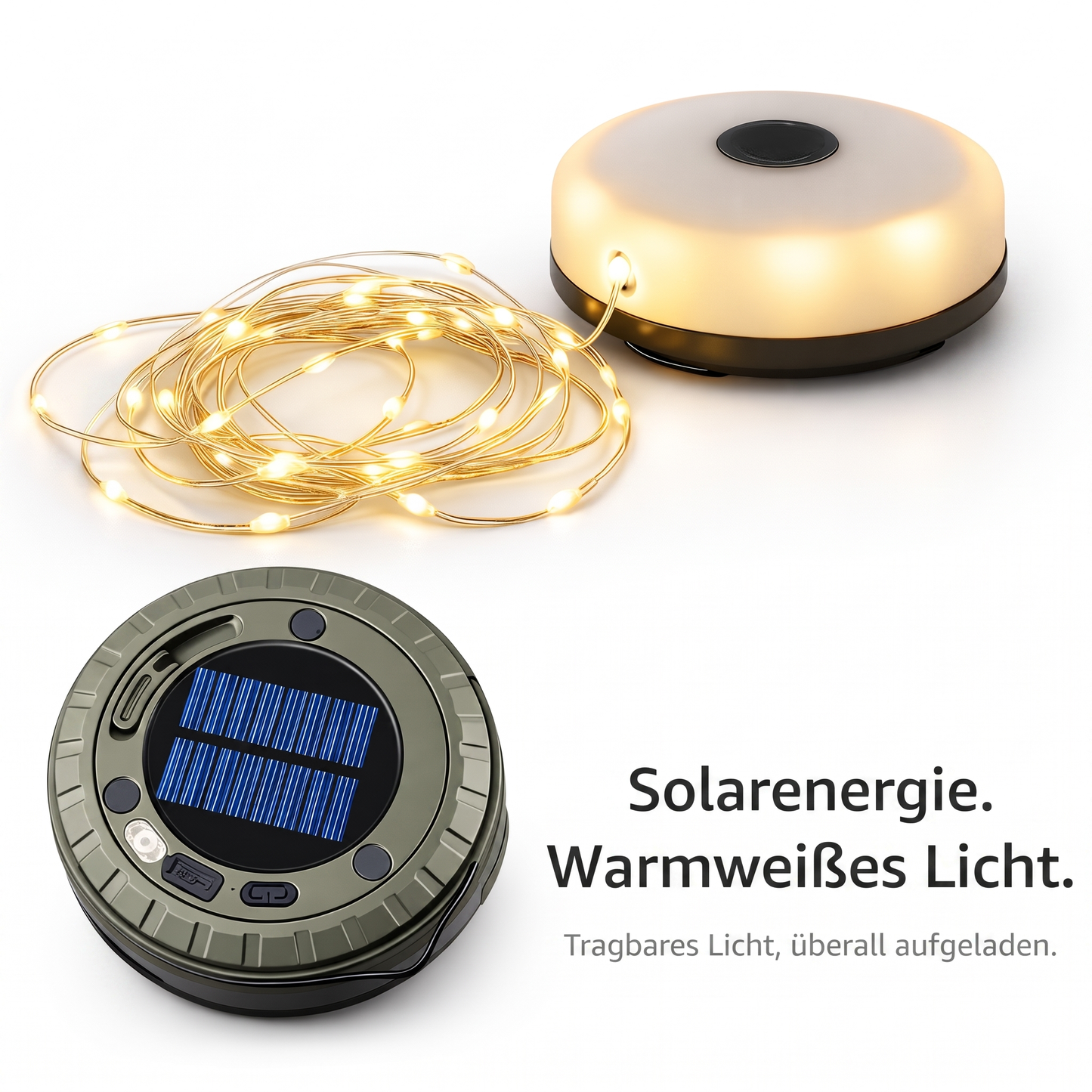 Garden & Camp Glow™ Pro - Von dunklem Lager zu gemütlichem Outdoor-Platz in Sekunden