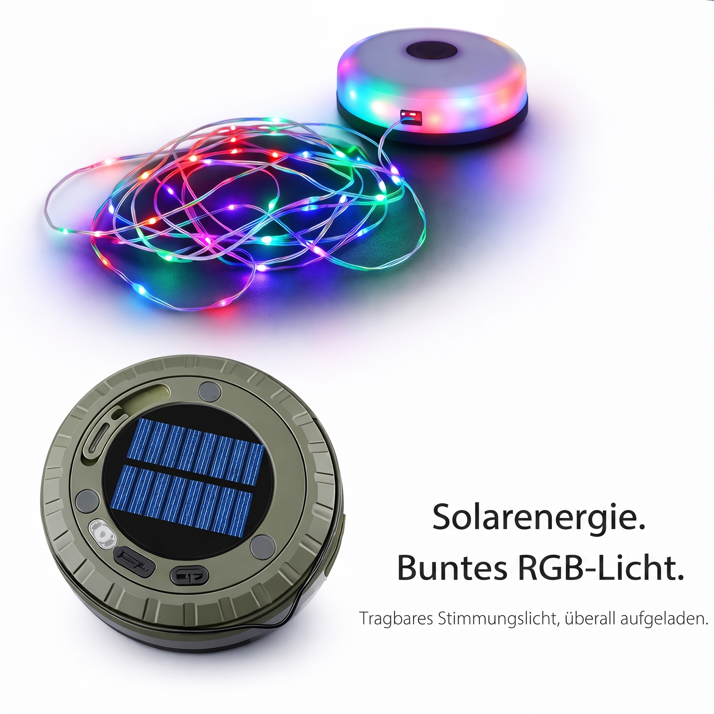 Garden & Camp Glow™ Pro - Von dunklem Lager zu gemütlichem Outdoor-Platz in Sekunden