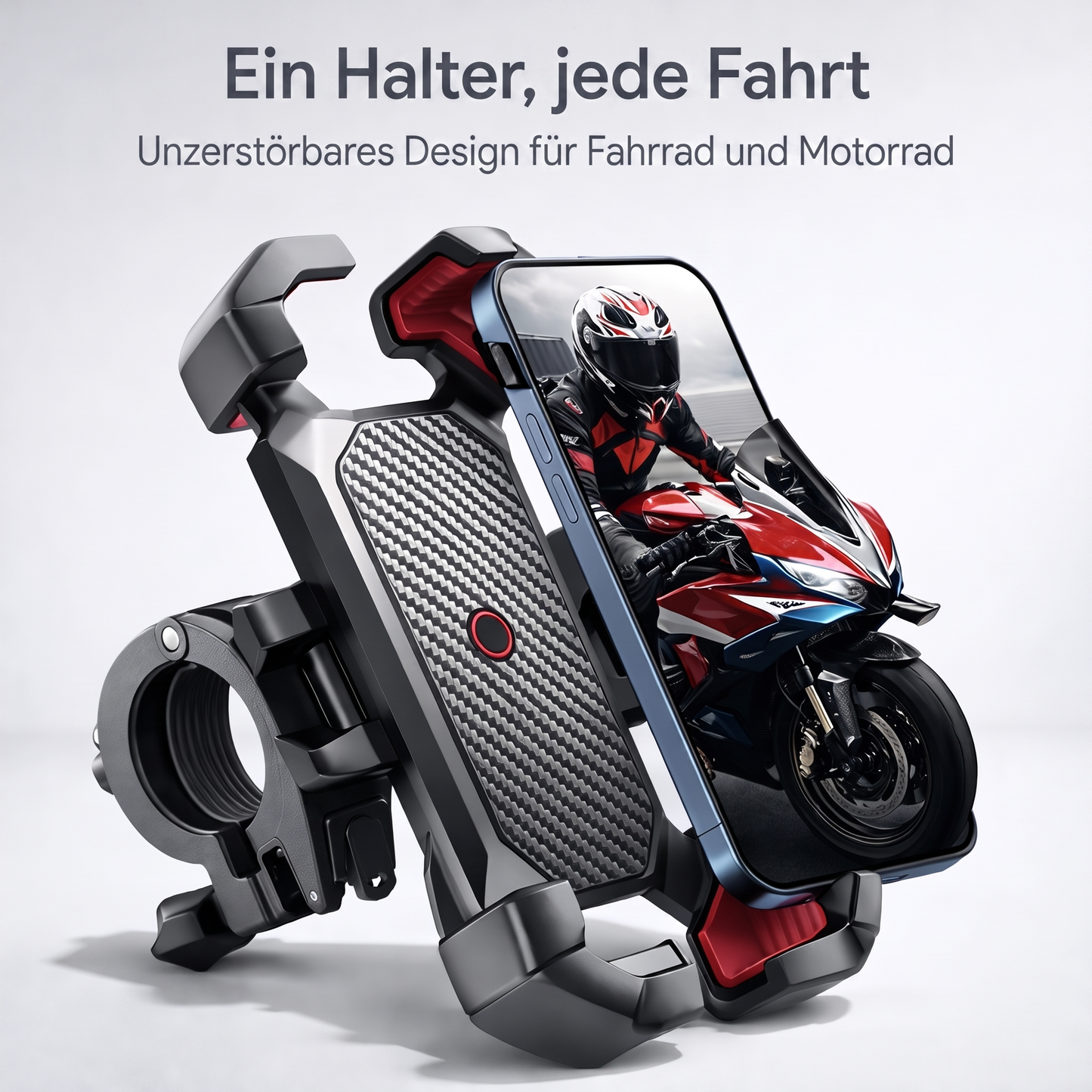 JR RockSolid™ Phone 360° - Nie wieder Angst, dass dein Telefon bei hoher Geschwindigkeit herunterfällt