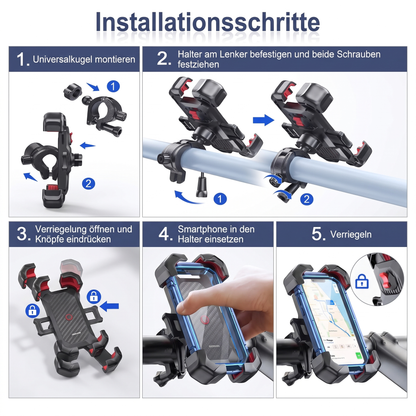JR RockSolid™ Phone 360° - Nie wieder Angst, dass dein Telefon bei hoher Geschwindigkeit herunterfällt