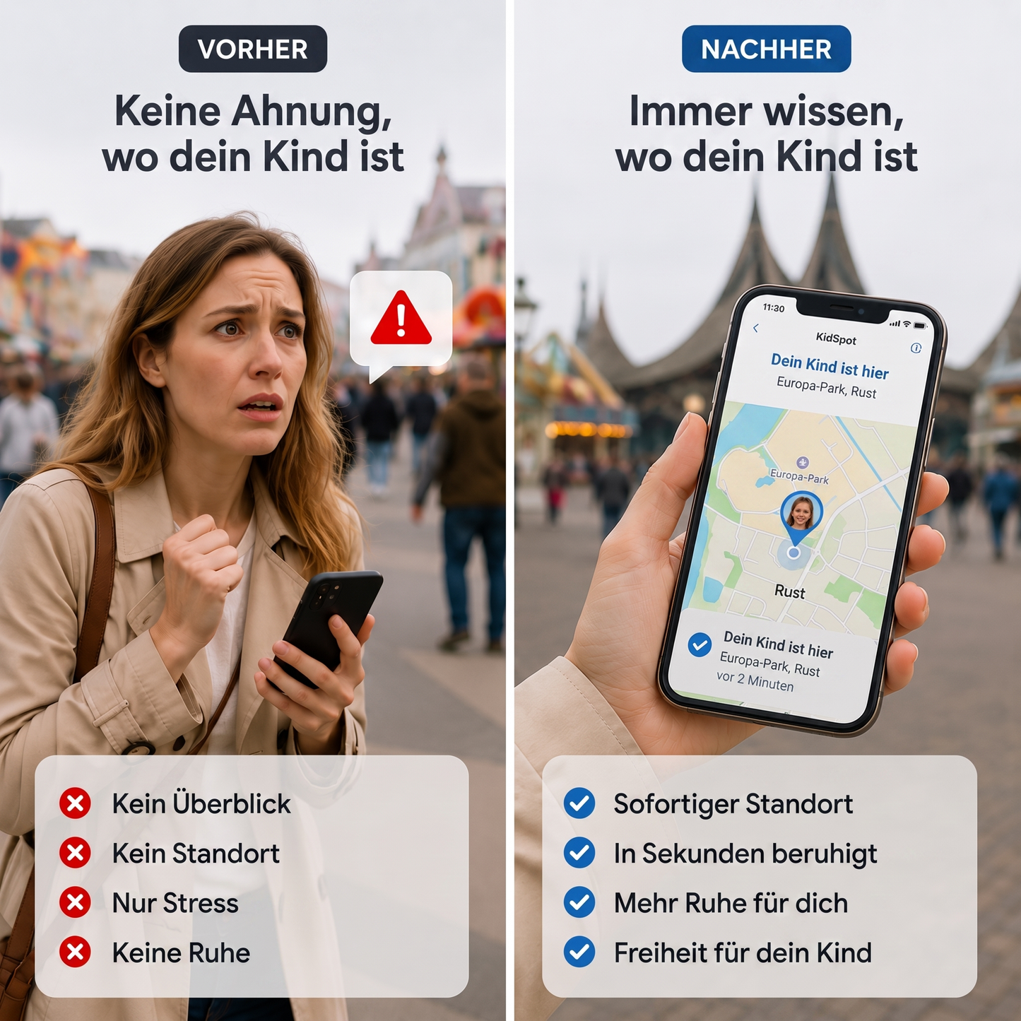 KidSpot™ | Ruhe für Eltern, Freiheit für Kinder