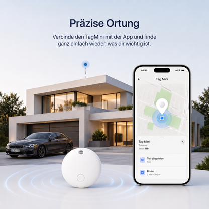 Mini GPS Tag - Mini Tag für Apple & Android Geräte