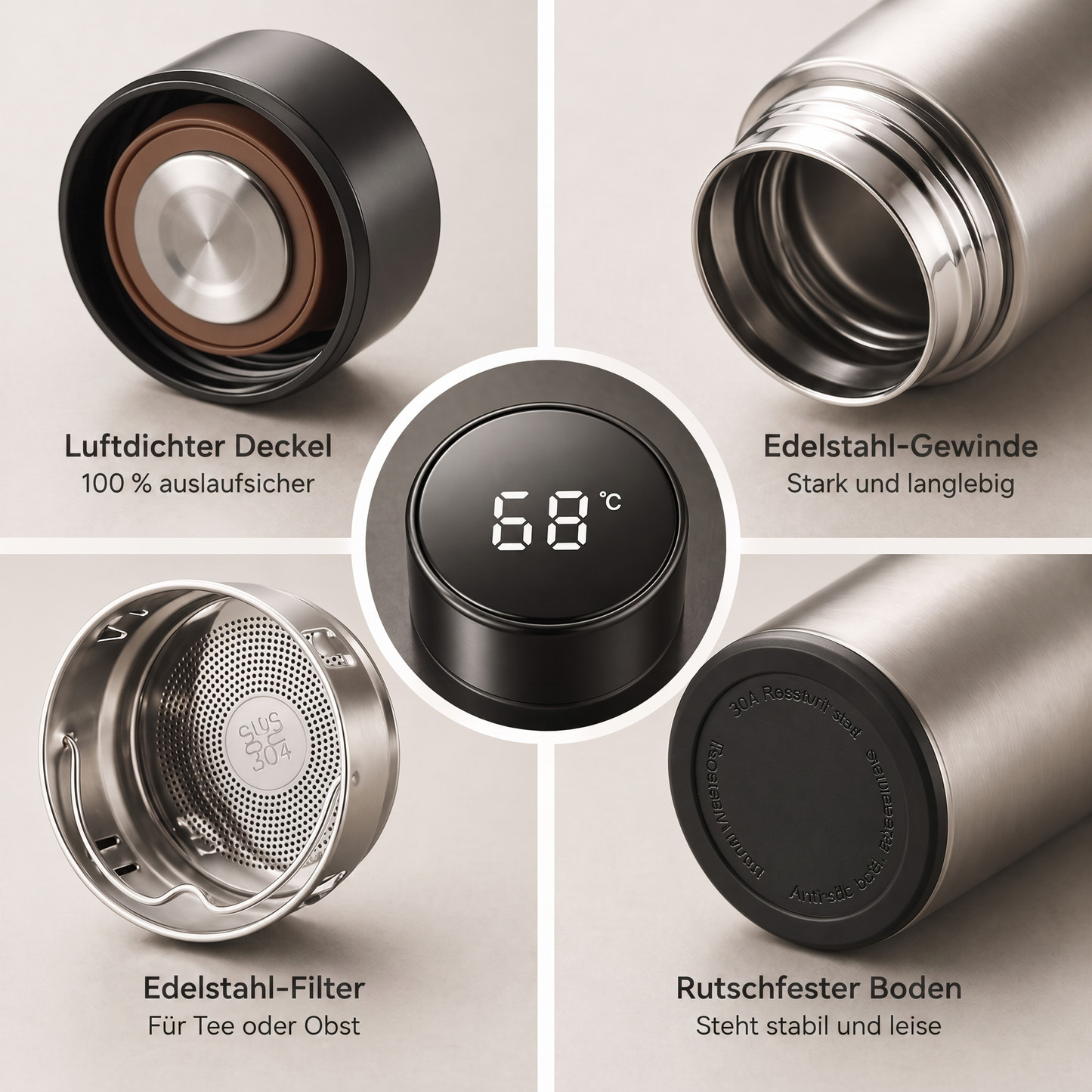 PauseFlow™ Thermos - Wo du anhältst, beginnt dein Moment