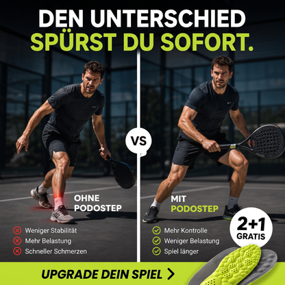 Podostep™ Padel Pro - Länger Und Schmerzfrei Auf Dem Platz