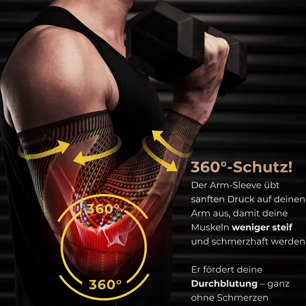 Raxion PulseGuard™ Max - Armstütz-Ärmel