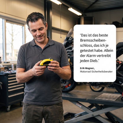SecurRide - Bremsscheibenschloss mit 110 dB Alarm
