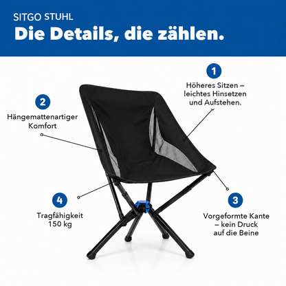 SitGo™ - Überall ein bequemer Sitzplatz