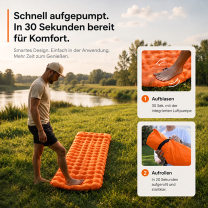 AirComfort™ Sleep'n Float - Von hartem Boden zu komfortablem Liegen