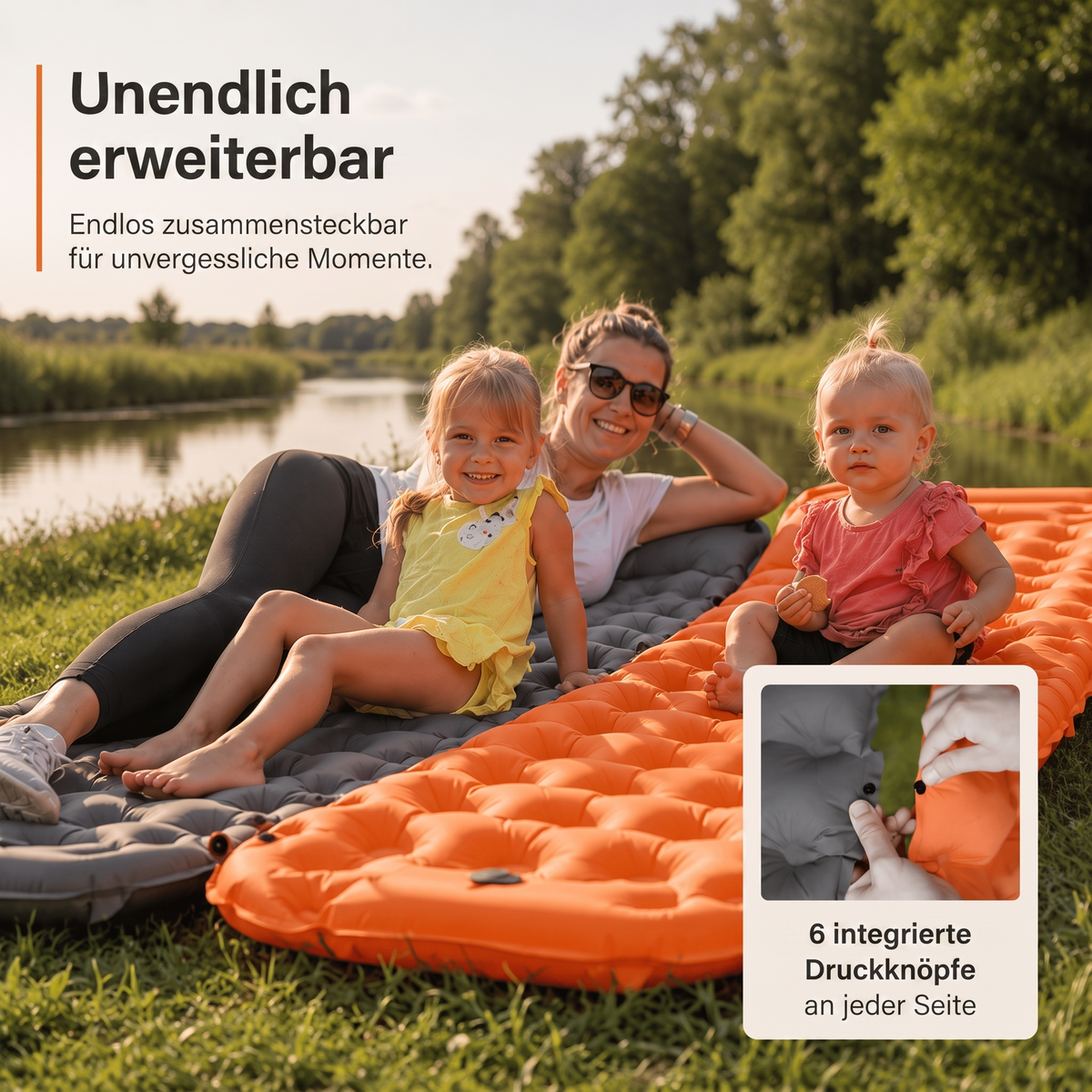 AirComfort™ Sleep'n Float - Von hartem Boden zu komfortablem Liegen