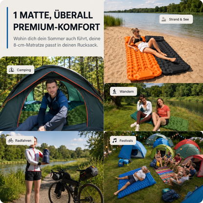 AirComfort™ Sleep'n Float - Von hartem Boden zu komfortablem Liegen
