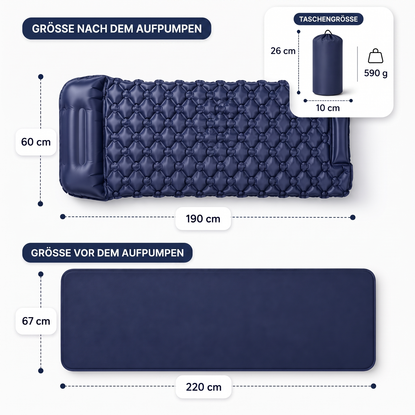 AirComfort™ Sleep'n Float - Von hartem Boden zu komfortablem Liegen