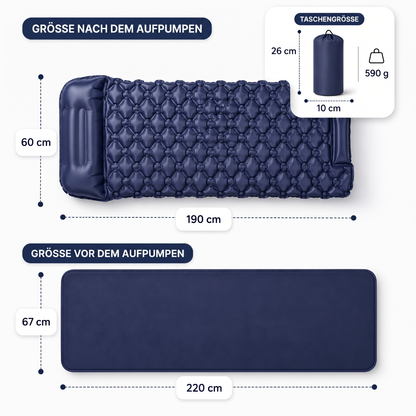 AirComfort™ Sleep'n Float - Von hartem Boden zu komfortablem Liegen