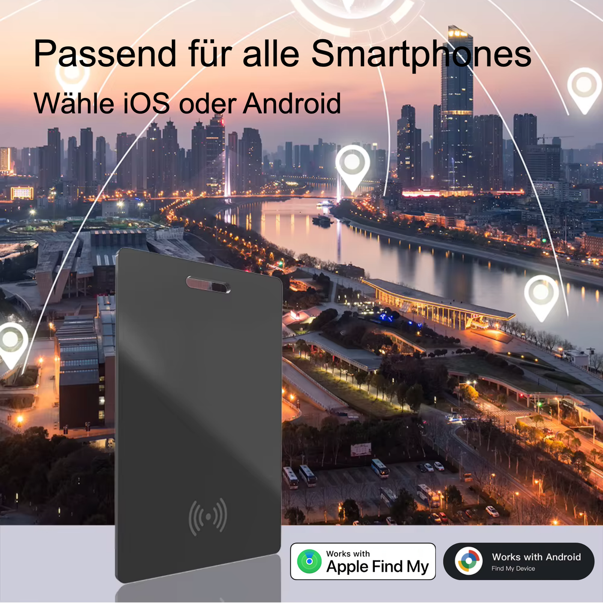 Smart Card™ - Ultradünne Smart Tracking Card (Ohne Abonnement & 1,8mm)