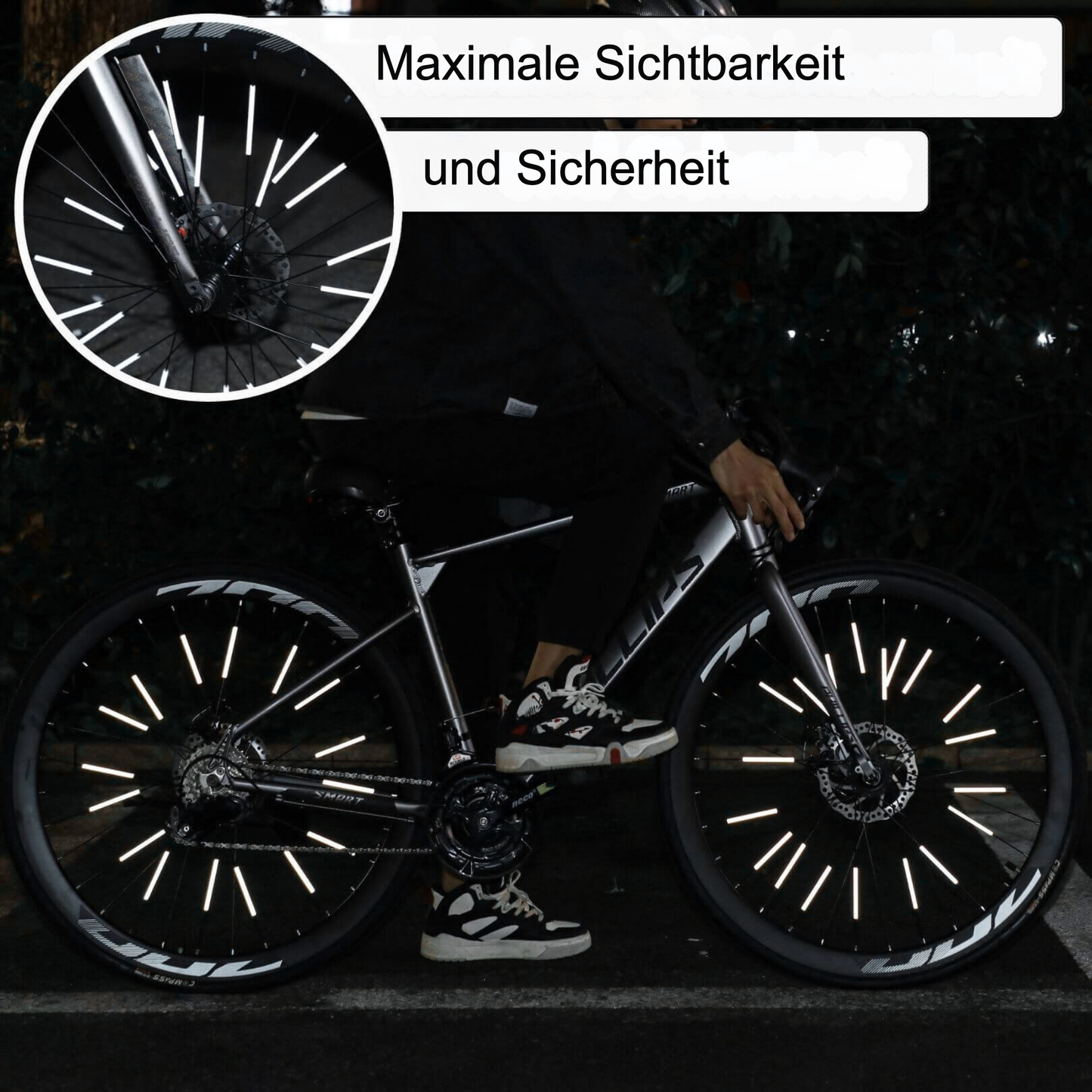Speichenreflektoren Set (12 Stück)